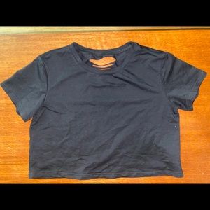 Black Crop Top